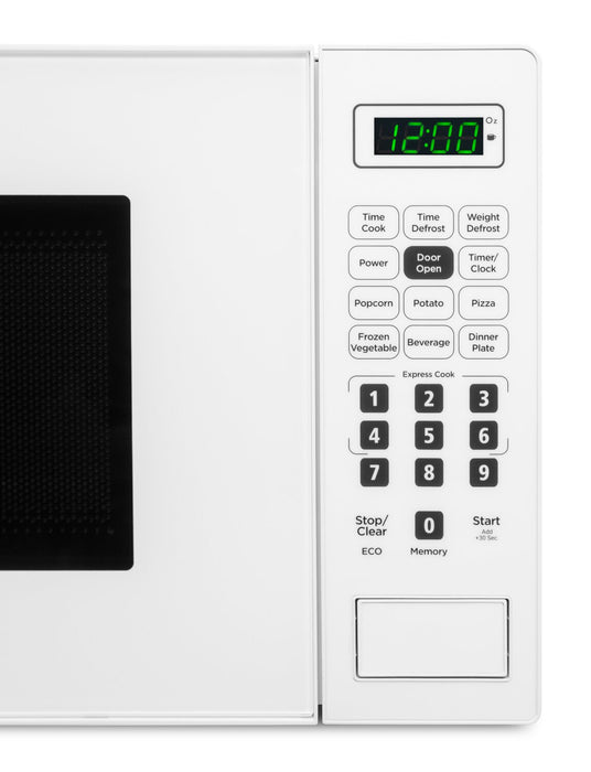 Danby 0.7 Cu. Ft. Countertop Microwave with Auto Defrost - White - DBMW0721BWW