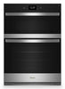 Whirlpool 6.4 Cu. Ft. Smart Combination Wall Oven with Air Fry - WOEC7030PZ | Four mural combiné intelligent Whirlpool de 6,4 pi³ avec friture à air chaud AirFry - WOEC7030PZ | WOEC703Z