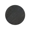 Declan 18" Modern Round End Table with Shelf - Black | Table de bout ronde Declan moderne de 18 po avec tablette - noire