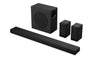 HISENSE AX 5.1.4 Channel 600W Soundbar with Wireless Subwoofer & Surround Speakers (AX5140Q) | Barre de son de 600 W à 5.1.4 canaux HISENSE AX avec caisson d’extrêmes graves sans fil et haut-parleurs ambiophoniques (AX5140Q)