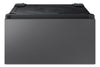 Samsung Bespoke 27\" Laundry Pedestal with Storage Drawer – Dark Steel - WE602NSUS