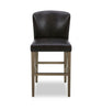 Arlo Counter-Height Stool with Vegan Leather Fabric, 26"H - Bison Brown | Tabouret 26 po Arlo de hauteur comptoir en tissu de cuir végétalien - brun bison