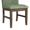 Rain Dining Chair with Cushion Fabric Seat & Back – Green | Chaise de salle à manger Rain avec siège et dossier rembourrés en tissu - verte