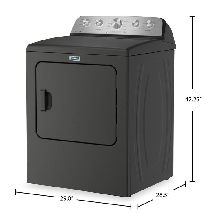  Maytag 7.0 Cu Ft. Gas Dryer with Pet Pro Option – Volcano Black - MGD5605RU 