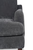 Jorja 3-Piece Chenille Fabric Sectional with Wood Legs and Accent Pillows - Granite Grey | Sofa sectionnel Jorja 3 pièces en tissu de chenille avec pattes en bois et coussins décoratifs - gris granite