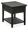 Hanson 20” Traditional Pine End Table with Storage - Graphite | Table de bout traditionnelle Hanson de 20 po en pin - graphite