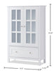 Tessa 31.5" Storage Accent Cabinet – White  | Armoire de rangement décorative Tessa de 31,5 po - blanche