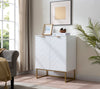 Lottie 28.5" 2-Door Accent Cabinet - Glossy White | Armoire décorative Lottie de 28,5 po à 2 portes - blanc lustré | LOTTWACC