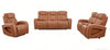 Shaquille O’Neal Home Titan 92" Genuine Leather Power Reclining Sofa with Shaq-o-pedic Comfort – Earth | Sofa à inclinaison électrique Titan de Shaquille O’Neal Home de 92 po en cuir véritable avec confort Shaq-o-pedic -  terre