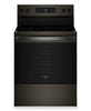 Whirlpool 5.3 Cu. Ft. Electric Range with Air Cooking – Black on Stainless - YWFES5730SV | Cuisinière électrique Whirlpool de 5,3 pi3 avec cuisson à air – noir sur acier inoxydable - YWFES5730SV