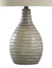 Atlas 26” Greige Polyresin Table Lamp | Lampe de table Atlas de 26 po en polyrésine grège