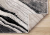 Plasma Black Grey Area Rug - 5'3" x 7'7" | Carpette Plasma gris et noir - 5 pi 3 po x 7 pi 7 po