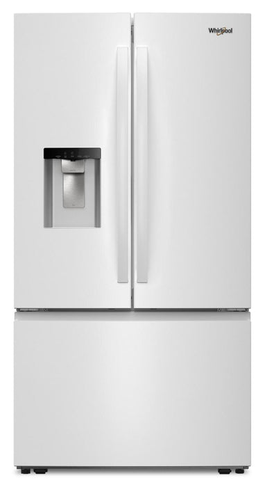Whirlpool 36\" 30 Cu. Ft. French-Door Refrigerator with Dual Ice Makers - White - WRFF3736SW