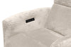 Remi 38" Fabric Swivel Glider Power Reclining Chair with USB ports – Taupe  | Fauteuil pivotant coulissant à inclinaison électrique Remi de 38 po en tissu avec ports USB - taupe