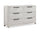 Haven Bedroom 6-Drawer Dresser, 65"W x 39"H - White
