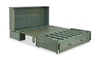 Parker Cabinet Bed, Blue - Queen Size | Armoire-lit Parker, bleue - format grand lit