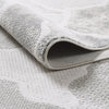 Cove Waves Grey Area Rug - 5'3" x 7'7" | Carpette Cove grise à motif de vagues - 5 pi 3 po x 7 pi 7 po