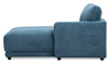 Voyage Modular Fabric Right-Facing Chair with Removable Back Cushions – Blue | Fauteuil modulaire de droite Voyage en tissu avec coussins de dossier amovibles - bleu