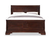 Marco 5pc Bedroom Set with Bed, Dresser & Mirror, Cherry Brown - Queen Size | Ensemble de chambre à coucher Marco 5 pièces avec lit, commode et miroir, brun cerisier - format grand lit