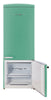 Unique Classic Retro 28" 17 Cu Ft. Bottom Mount Refrigerator - Turquoise - UNQ-455L T AC | Réfrigérateur Classic Rétro d’Unique de 28 po et de 17 pi3 à congélateur inférieur - turquoise - UNQ-455L T AC