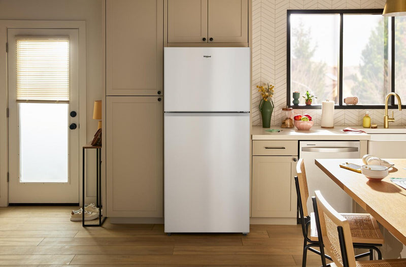Whirlpool 29.5\" 19 Cu. Ft. Top Freezer Refrigerator – White - WRTX5419SW