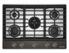 KitchenAid Gas-on-Metal Cooktop with CookShield Finish - Black Ore - KCGK730SBE | Surface de cuisson KitchenAid au gaz sur métal avec fini CookShield - Black Ore - KCGK730SBE