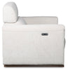 Sable 38" Chenille Fabric Power Reclining Chair with Power Headrest and USB Port - Alabaster White | Fauteuil à inclinaison électrique Sable de 38 po en tissu de chenille avec appuie-tête électrique et port USB - blanc albâtre