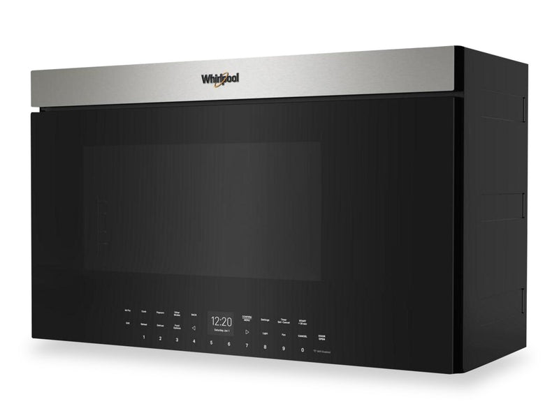 Whirlpool 1.1 Cu. Ft. Flush Over-the-Range Microwave with Air Fry - Stainless Steel - YWMMF7330RZ