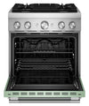 KitchenAid 4.1 Cu. Ft. Dual Fuel Range with No Preheat Air Fry Mode – Cardamom - KFDS930SDC