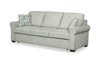 Scott Living Haven 96" Chenille Fabric Sleeper Sofa with Wood Legs - Seafoam Blue | Sofa-lit Haven de Scott Living de 96 po en tissu de chenille avec pattes en bois - bleu écume de mer