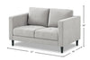 Metro 57" Fabric Loveseat with Tufted Seat Cushions and Reversible Back Cushions - Neutral | Causeuse Metro de 57 po en tissu avec coussins de siège capitonnés et coussins de dossier réversibles - neutre