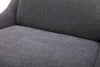 Clay Dining Chair with Polyester Fabric - Pewter Grey | Chaise de salle à manger Clay en tissu de polyester - gris étain
