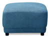 Voyage Modular Fabric Ottoman – Blue | Pouf modulaire Voyage en tissu - bleu