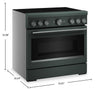 KitchenAid 36" 5.1 Cu. Ft. Freestanding Induction Range with No Preheat Air Fry – Juniper - KFIS936SJP | Cuisinière à induction KitchenAid de 5,1 pi3 et de 36 po avec friture à air sans préchauffage - genièvre - KFIS936SJP