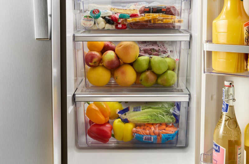 Whirlpool 36\" 21 Cu. Ft. Side-by-Side Refrigerator - Fingerprint-Resistant Stainless - WRSC6536RZ