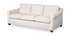 Mallie 84" Chenille Fabric Sofa with Rolled Arms and Wood Legs - Shell White | Sofa Mallie de 84 po en tissu de chenille avec accoudoirs enroulés et pattes en bois - blanc coquillage