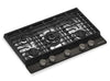 KitchenAid Gas-on-Metal Cooktop with CookShield Finish - Black Ore - KCGK730SBE | Surface de cuisson KitchenAid au gaz sur métal avec fini CookShield - Black Ore - KCGK730SBE