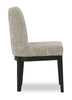 Metro Dining Chair with Polyester Fabric - Beige & Brown | Chaise de salle à manger Metro en tissu de polyester - beige et brun