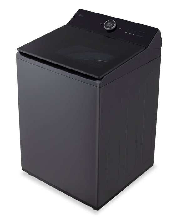 LG 6.3 Cu. Ft. Smart Top-Load High-Efficiency Washer - Black Steel - WT8600CB
