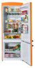 Unique Classic Retro 28" 17 Cu Ft. Bottom Mount Refrigerator - Orange - UNQ-455L O AC | Réfrigérateur Classic Rétro d’Unique de 28 po et de 17 pi3 à congélateur inférieur - orange - UNQ-455L O AC