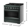 KitchenAid 36" 5.1 Cu. Ft. Gas Range with No Preheat Air Fry Mode – Juniper - KFGS936SJP | Cuisinière à gaz KitchenAid de 5,1 pi3 et de 36 po avec mode de friture à air sans préchauffage - genièvre - KFGS936SJP