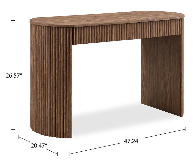 Briggs 47.24\" Sofa Table with Storage - Brown