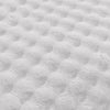 Dream Step Memory Foam Bubble Light Grey Faux Fur Area Rug - 5' x 7' | Carpette Dream Step à bulles en fausse fourrure gris clair avec mousse à mémoire de forme - 5 pi x 7 pi