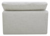 Sky Modular 44" Fabric Armless Chair with Removable Feather Down Cushions - Nathan Wheat | Fauteuil sans accoudoirs modulaire Sky de 44 po en tissu avec coussins amovibles en duvet et plumes - blé Nathan