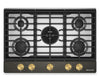KitchenAid Gas-on-Metal Cooktop with CookShield Finish - Black Ore - KCGK730SBE | Surface de cuisson KitchenAid au gaz sur métal avec fini CookShield - Black Ore - KCGK730SBE