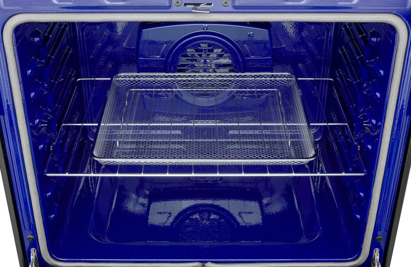 LG 6.3 Cu. Ft. Smart Electric Range with Air Fry - Black Stainless Steel - LREN6323ZE