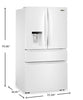 Whirlpool 36" 29 Cu. Ft. French Door Refrigerator – White - WRMF3636SW | Réfrigérateur Whirlpool de 36 po et de 29 pi3 à portes françaises - blanc - WRMF3636SW