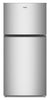 Whirlpool 29.5" 19 Cu. Ft. Top Freezer Refrigerator – Fingerprint Resistant Stainless Steel - WRTX5419SZ  | Réfrigérateur Whirlpool de 19 pi³ et de 29,5 po à congélateur supérieur - acier inoxydable résistant aux traces de doigts - WRTX5419SZ