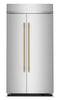 Kitchenaid 42" 25.5 Cu. Ft. Built-In Side-by-Side Refrigerator – Stainless Steel - KBSN742SPS | Réfrigérateur encastré KitchenAid de 25,5 pi3 et de 42 po à compartiments juxtaposés - acier inoxydable - KBSN742SPS