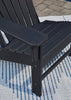 Bask Outdoor Patio Adriondack Chair - High Density Plastic, UV & Weather Resistant - Black | Chaise Adirondack Bask pour la terrasse à l’extérieur, plastique haute densité, résistant aux rayons UV et aux intempéries - noire
